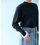 cotton silk crew プルオーバー