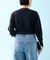 cotton silk crew プルオーバー