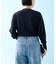 cotton silk crew プルオーバー