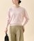 cotton silk crew プルオーバー