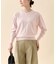 cotton silk crew プルオーバー