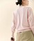 cotton silk crew プルオーバー