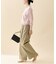 cotton silk crew プルオーバー