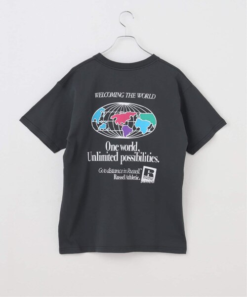 RUSSELL ATHLETIC×FREAKS STORE 別注ギアコート RUSSELL ATHLETIC/ラッセル・アスレティック 別注 プリントT-SH