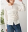 Urake gather Top / 裏毛ギャザートップ