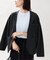 collarless soft knit ジャケット