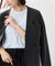 collarless soft knit ジャケット