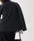 collarless soft knit ジャケット