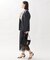 collarless soft knit ジャケット