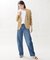 collarless soft knit ジャケット