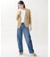 collarless soft knit ジャケット