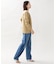collarless soft knit ジャケット