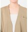 collarless soft knit ジャケット