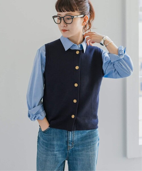 ダブルジャガードニットベスト｜ベーセーストックのアウトレット