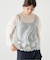 MOUJIC/ムジィーク 別注 FLOWER LACE BLOUSE