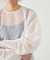 MOUJIC/ムジィーク 別注 FLOWER LACE BLOUSE