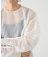 MOUJIC/ムジィーク 別注 FLOWER LACE BLOUSE