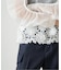 MOUJIC/ムジィーク 別注 FLOWER LACE BLOUSE