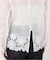 MOUJIC/ムジィーク 別注 FLOWER LACE BLOUSE