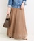 シアーラメチェックプリーツスカート
