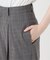 チェックレイヤードタックパンツ
