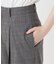 チェックレイヤードタックパンツ