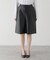 【TORRAZZO DONNA/トラッゾドンナ】Faux Leather Short Pants：ショートパンツ