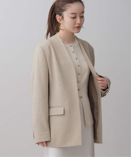 IENA【ツイードノーカラージャケット】 cd013-58385-02b.jpg?basethum=225