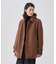 WOOLICK ウインドシャットショートステンカラーコート