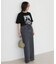 LE DENIM リーンカットオフスカート