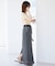 LE DENIM リーンカットオフスカート