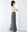 LE DENIM リーンカットオフスカート