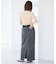 LE DENIM リーンカットオフスカート