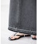 LE DENIM リーンカットオフスカート