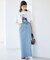 LE DENIM リーンカットオフスカート