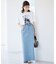 LE DENIM リーンカットオフスカート