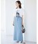 LE DENIM リーンカットオフスカート