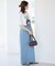 LE DENIM リーンカットオフスカート