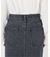 LE DENIM リーンカットオフスカート
