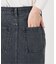 LE DENIM リーンカットオフスカート