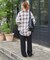 シルキードレープタックストレートパンツ