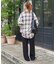 シルキードレープタックストレートパンツ