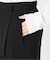 シルキードレープタックストレートパンツ