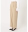 シルキードレープタックストレートパンツ