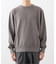 SAVE KHAKI UNITED / L/S SUPIMA FLEECE CREW SWEAT