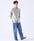 TOP FLANNEL バンドカラーシャツ