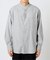 TOP FLANNEL バンドカラーシャツ
