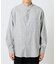 TOP FLANNEL バンドカラーシャツ
