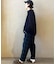 サキソニーチェック サルエルパンツ