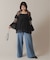 habi Tulle Tiered ブラウス